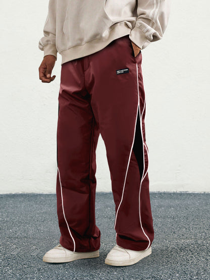 Spring and Summer Style Loose-Fitting American Sport Pants Wide Leg Pants