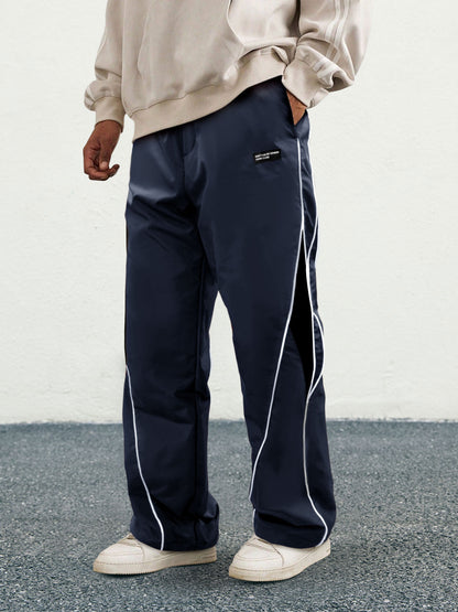 Spring and Summer Style Loose-Fitting American Sport Pants Wide Leg Pants