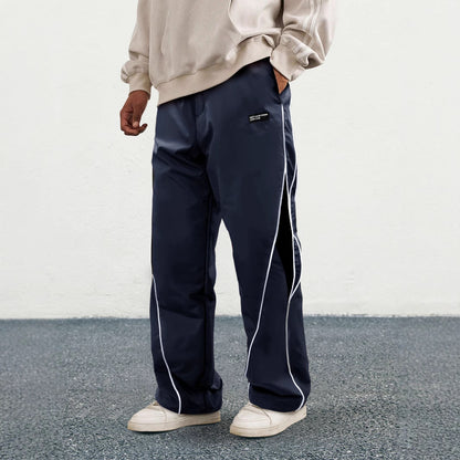 Spring and Summer Style Loose-Fitting American Sport Pants Wide Leg Pants